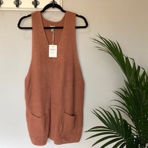 Knit sleeveless dress. New with tags.